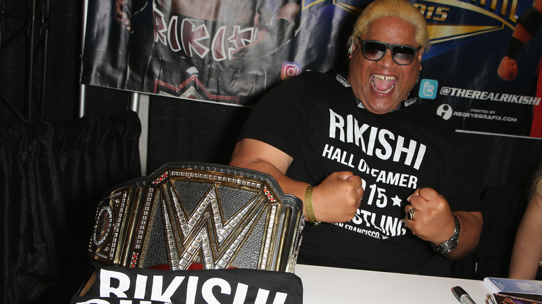 LAS VEGAS, NV - JANUARY 18: Former professional wrestler Rikishi attends the 2017 AVN Adult Entertainment Expo at the Hard Rock Hotel & Casino on January 18, 2017 in Las Vegas, Nevada. (Photo by Gabe Ginsberg/FilmMagic)