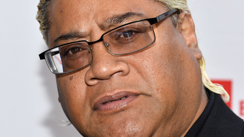 rikishi posing for photo