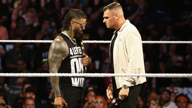 Jey Uso and Gunther on WWE Raw