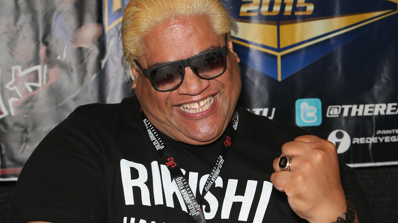 Former professional wrestler Rikishi attends the 2017 AVN Adult Entertainment Expo at the Hard Rock Hotel & Casino on January 18, 2017 in Las Vegas, Nevada.