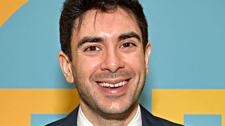 Tony Khan smiling