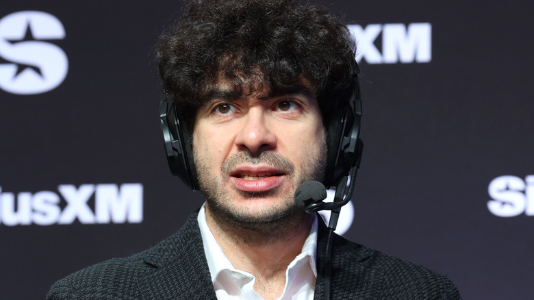 Tony Khan looking mad