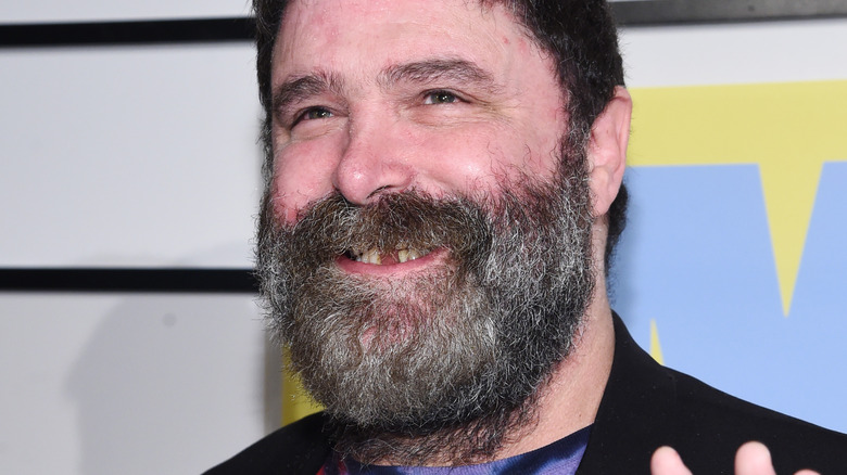 Mick Foley smiling