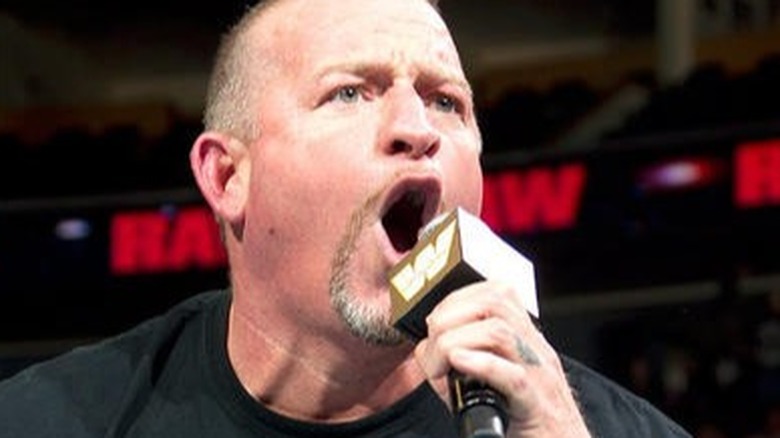 Road Dogg with a mic