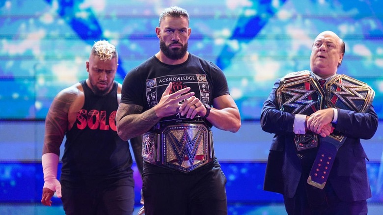 Roman Reigns Walks Down The Ramp On WWE TV