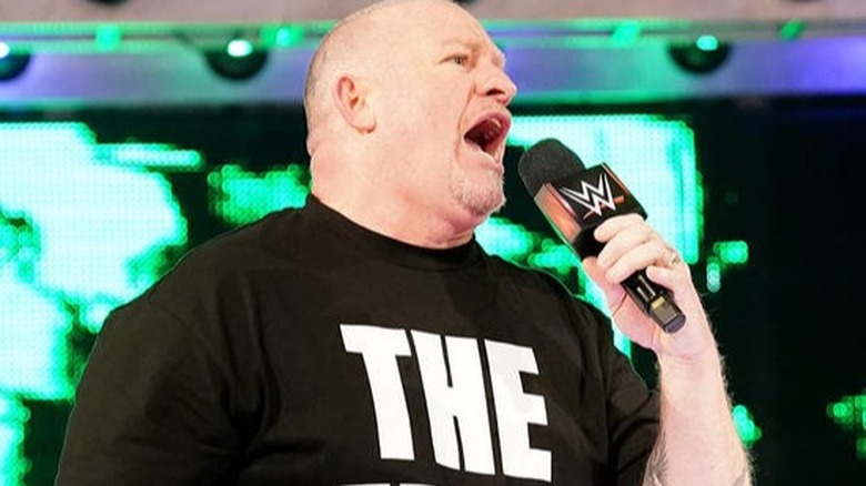 Road Dogg with a mic