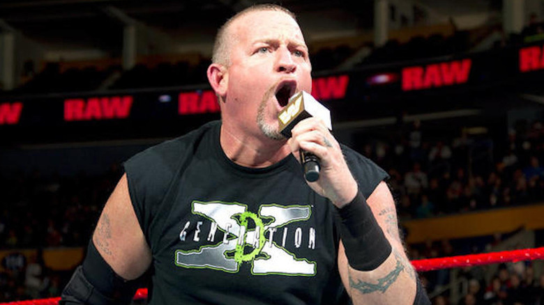 Road Dogg yelling