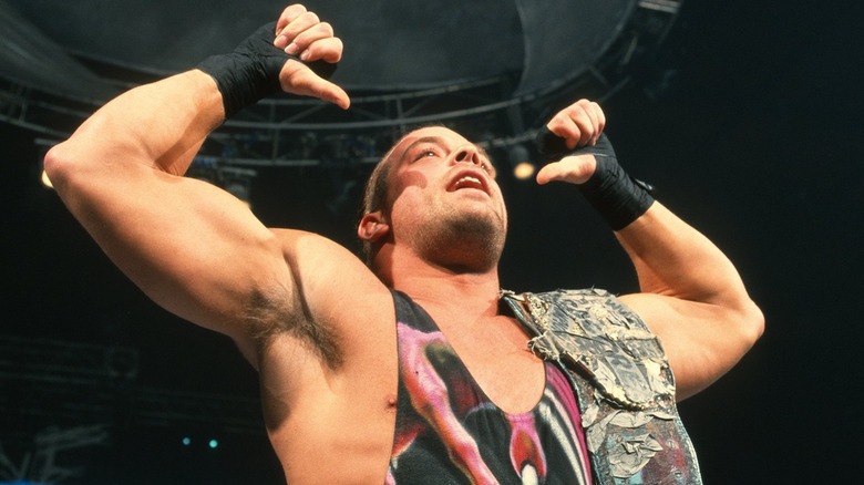 Rob Van Dam posing in the ring