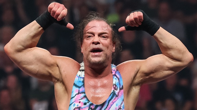 Rob Van Dam lets everyone know who he is