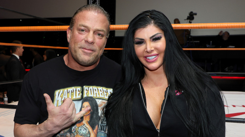 Rob Van Dam and wife Katie Forbes