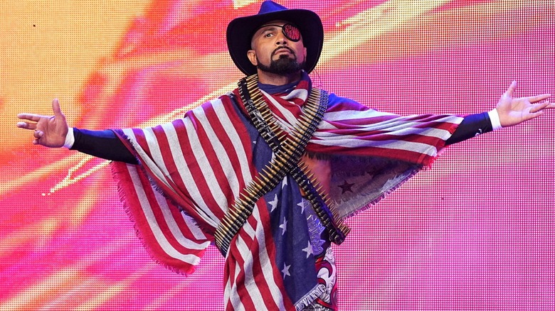 Rocky Romero makes his entrance