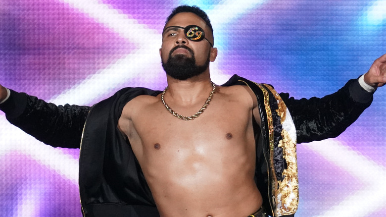 Rocky Romero posing