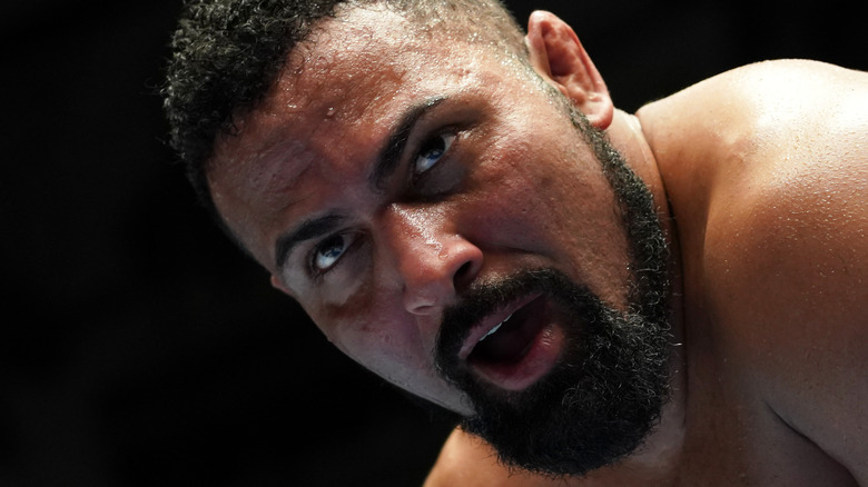 Rocky Romero looking away