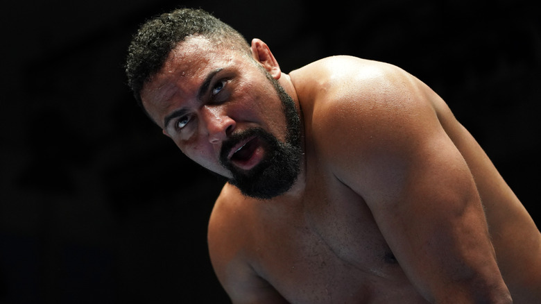 Rocky Romero looking exhausted