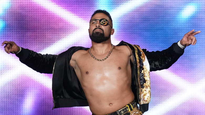 Rocky Romero makes an entrance