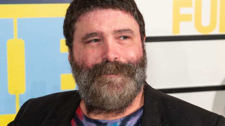 Mick Foley smiling