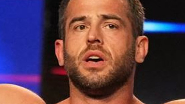 Roderick Strong With His Mouth Open 