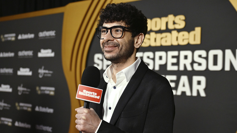 AEW President Tony Khan poses at the 2026 Sports Illustrated Awards Event