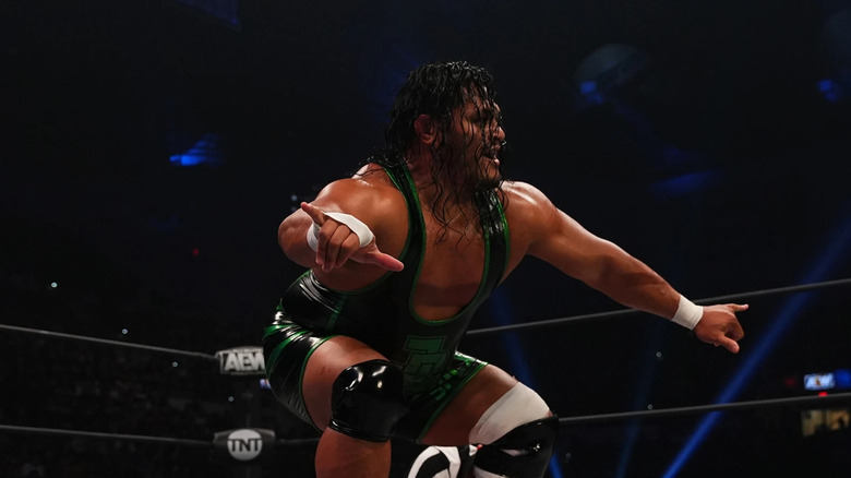 Jeff Cobb in an AEW ring