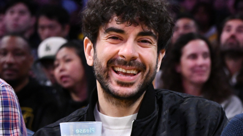 Tony Khan is smiling