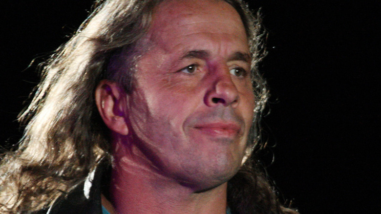 Bret Hart walking to the ring