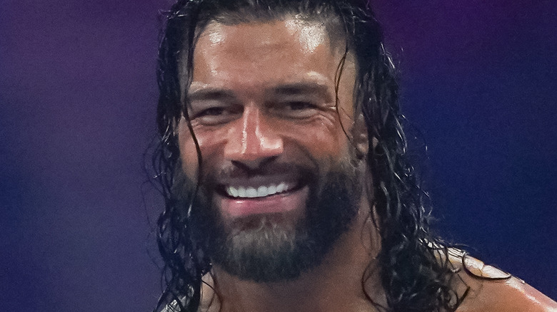 Roman Reigns smiling