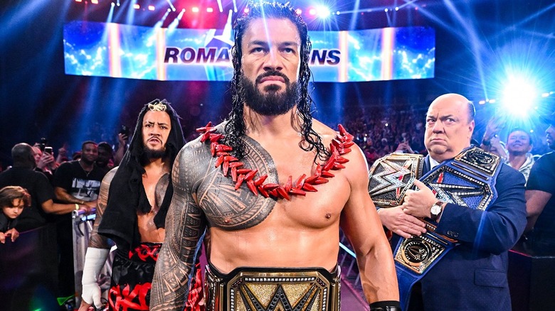 Roman Reigns, Paul Heyman, Solo Sikoa