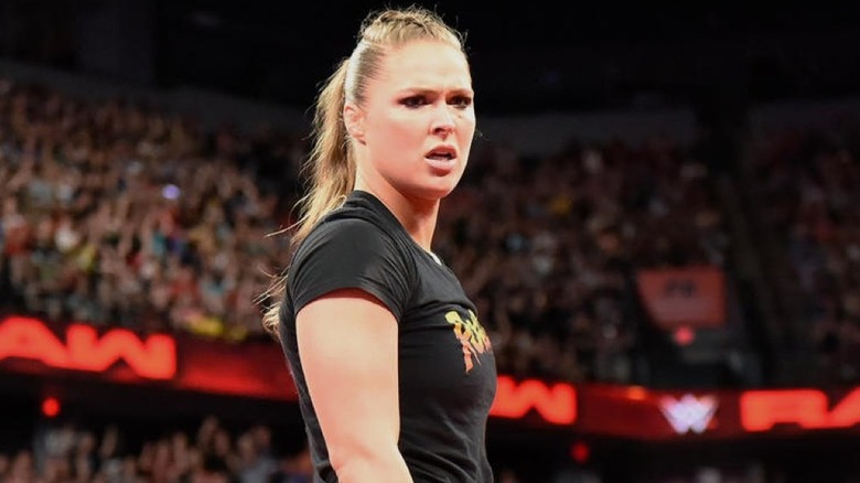 Ronda Rousey on WWE Raw