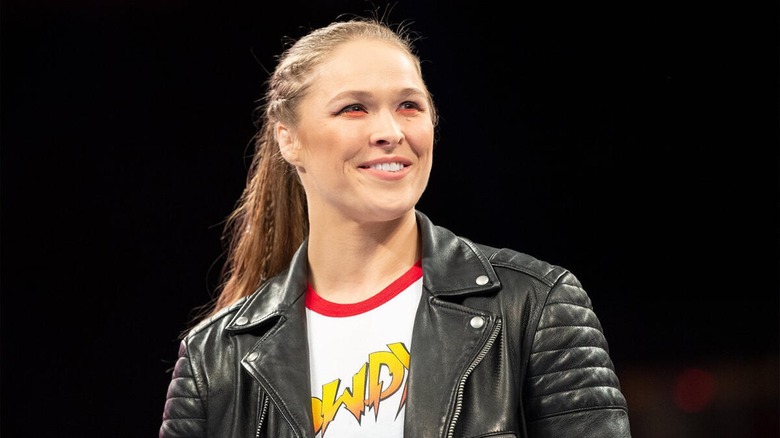 WWE smiling