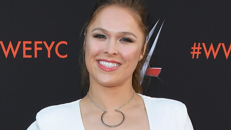 Ronda Rousey smiles