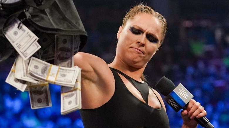 Ronda Rousey dumps some cash