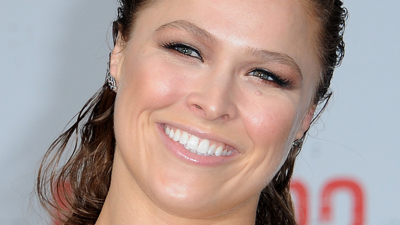 Ronda Rousey grinning
