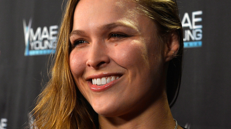 Ronda Rousey smiling