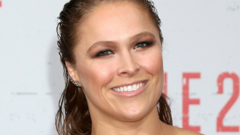 ronda rousey smiling