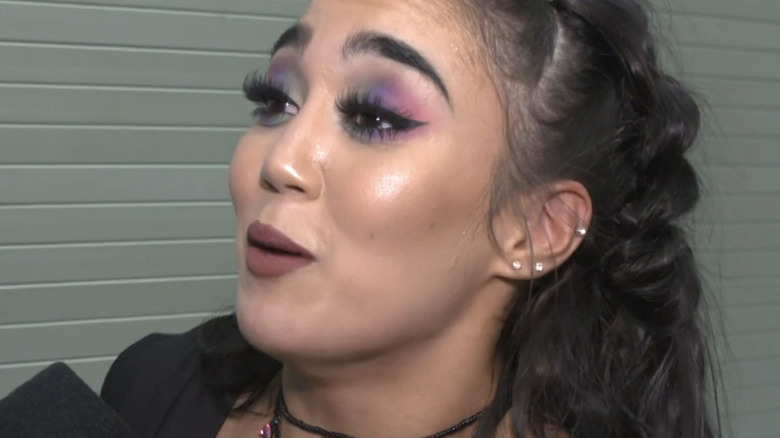 Roxanne Perez interviewed backstage