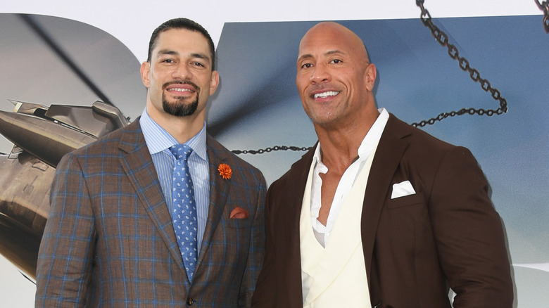 The Rock and Roman Reigns 