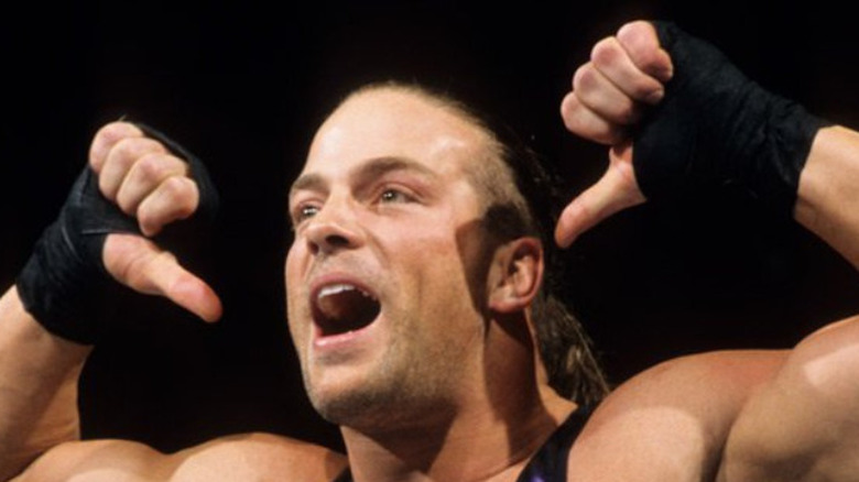 Rob Van Dam doing his taunt