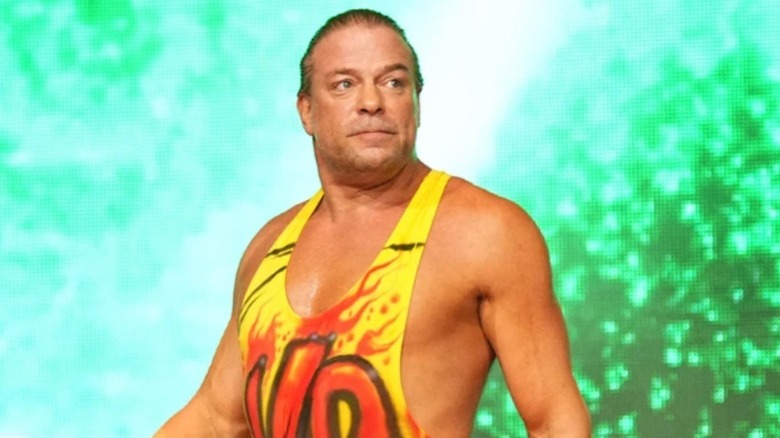 Rob Van Dam thinking about what he's going to do after this match