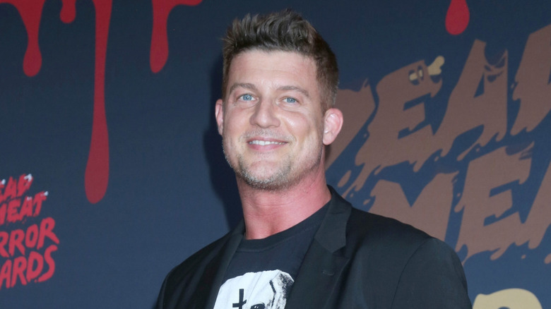 TNA star Ryan Nemeth poses at a red carpet event