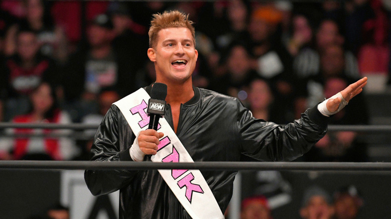Ryan Nemeth cutting a promo