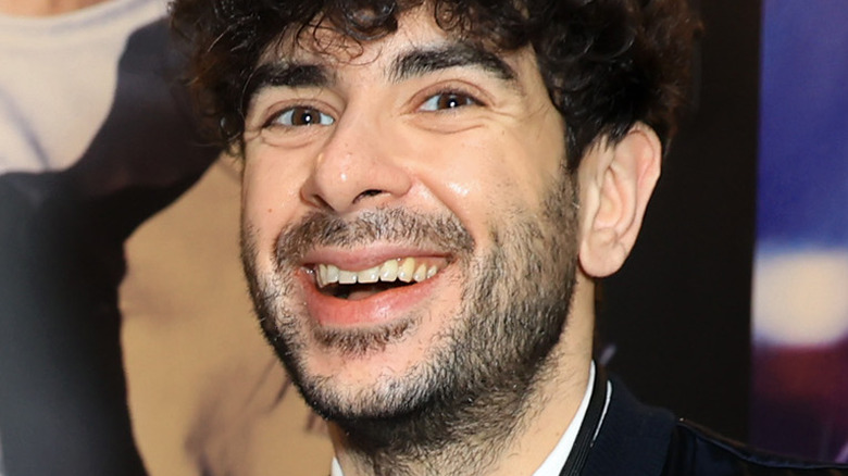 Tony Khan smiling