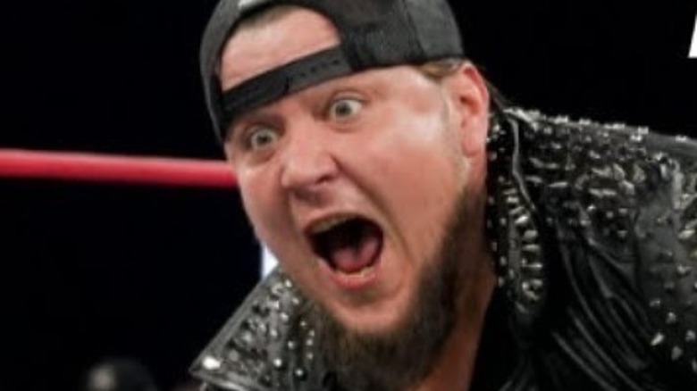 Sami Callihan screaming