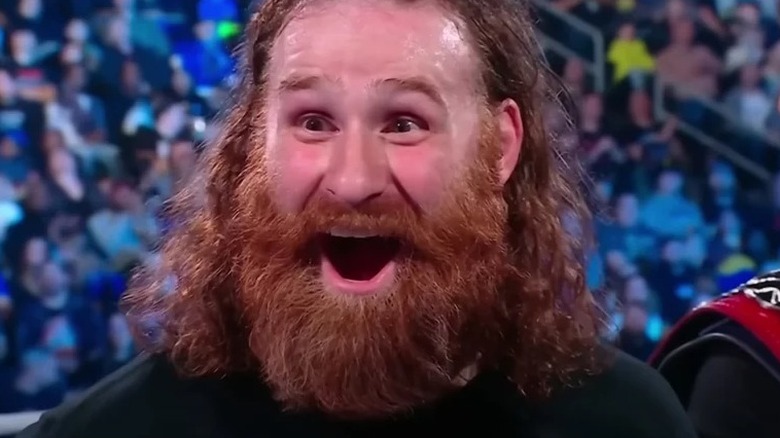 Sami Zayn During A Segment On WWE SmackDown