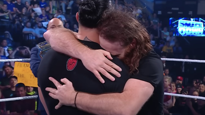 Sami main evented Mania with his best friend and was part of the best story in years but he should have signed with AEW : r/SCJerk