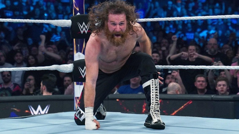 Sami Zayn prepares for a finish