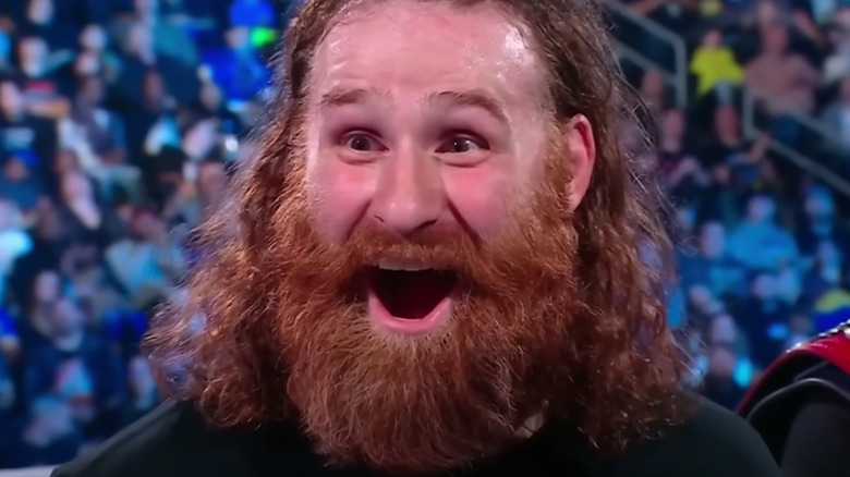 Sami Zayn laughing