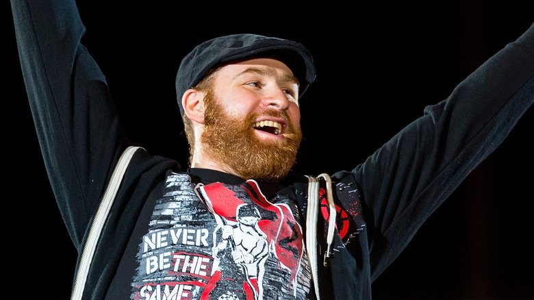 Sami Zayn smiling