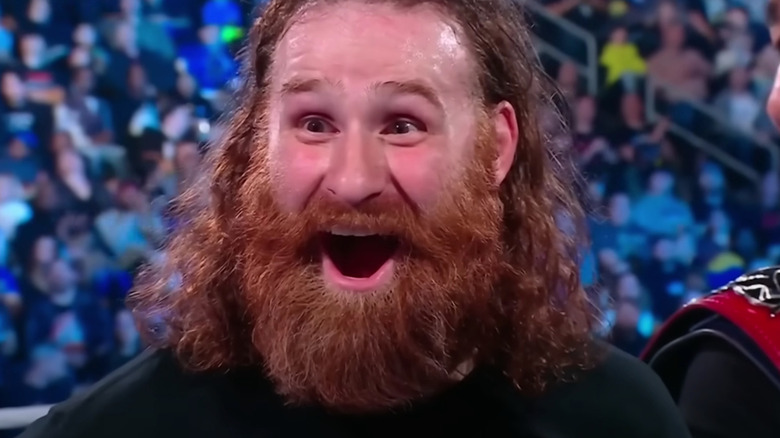 Sami Zayn smiling