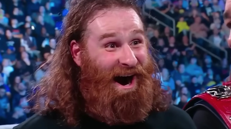 Sami Zayn happy