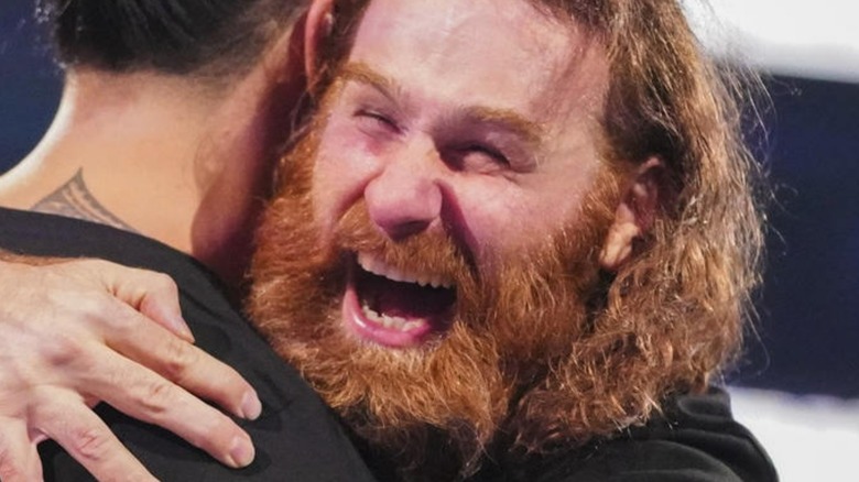 Sami Zayn smiles 